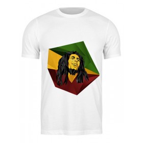 Мужская футболка с принтом Bob Marley в Ижевске,  |  | 