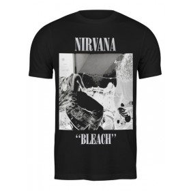 Мужская футболка с принтом Nirvana Bleach album t-shirt в Ижевске,  |  | 