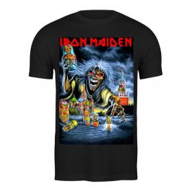 Мужская футболка с принтом Iron Maiden Band в Ижевске,  |  | 