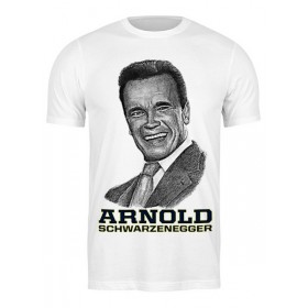 Мужская футболка с принтом Arnold Schwarzenegger в Ижевске,  |  | 