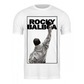 Мужская футболка с принтом Rocky Balboa в Ижевске,  |  | 