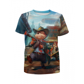 full_print_girl_tee с принтом Rescue Rangers в Ижевске,  |  | Тематика изображения на принте: 