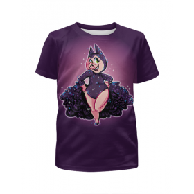 full_print_girl_tee с принтом Свинка Розита из Зверопой в Ижевске,  |  | Тематика изображения на принте: 