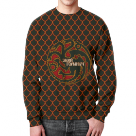 full_print_sweatshirt с принтом Змей Горыныч в Ижевске,  |  | Тематика изображения на принте: 