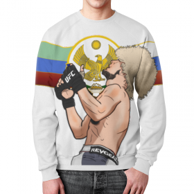 full_print_sweatshirt с принтом UFC Хабиб Нурмагомедов в Ижевске,  |  | 