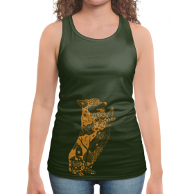 full_print_woman_tanktop с принтом Осень и корги в Ижевске,  |  | 