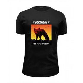 Мужская футболка Premium с принтом The Prodigy в Ижевске, Белый, черный, серый меланж, голубой: 100% хлопок, плотность 160 гр. Остальные цвета: 92% хлопок, 8% лайкра, плотность 170-180гр. |  | 