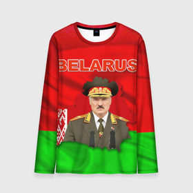 Мужской лонгслив 3D Belarus 17: в Ижевске, 100% полиэстер | длинные рукава, круглый вырез горловины, полуприлегающий силуэт | belarus | беларусь | лукашенко | президент
