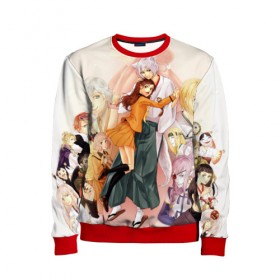 Детский свитшот 3D с принтом Очень приятно Бог в Ижевске, 100% полиэстер | свободная посадка, прямой крой, мягкая тканевая резинка на рукавах и понизу свитшота | Тематика изображения на принте: anime | manga | mizuki | nanami momozono | tomoe mikage | аниме | манга | мидзуки | нанами момодзоно | очень приятно бог | томоэ микагэ