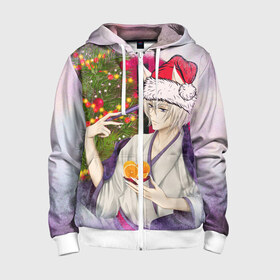 Детская толстовка 3D на молнии с принтом Очень приятно, Новый Год в Ижевске, 100% полиэстер |  манжеты и пояс оформлены широкой мягкой резинкой, двухслойный капюшон со шнурком для регулировки, спереди карманы и застежка-молния
 | Тематика изображения на принте: камисама | очень приятно бог | томоэ