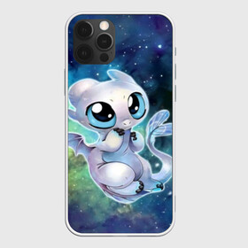 Чехол для iPhone 12 Pro с принтом дневная фурия в Ижевске, силикон | область печати: задняя сторона чехла, без боковых панелей | how to train your dragon | light fury | беззубик | дракон | как приручить дракона | ночная фурия