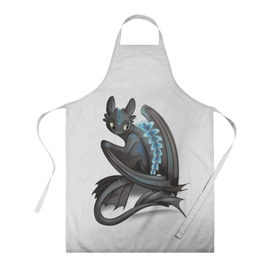 Фартук 3D Как приручить дракона: в Ижевске, 100% полиэстер | общий размер — 65 х 85 см, ширина нагрудника — 26 см, горловина — 53 см, длина завязок — 54 см, общий обхват в поясе — 173 см. Принт на завязках и на горловине наносится с двух сторон, на основной части фартука — только с внешней стороны | cartoon | children | dragon | how to train a dragon | беззубик | детский мультфильм | детям | для детей | дракон | как приручить дракона | мультик | мультфильм