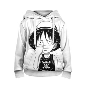 Детская толстовка 3D с принтом One Piece в Ижевске, 100% полиэстер | двухслойный капюшон со шнурком для регулировки, мягкие манжеты на рукавах и по низу толстовки, спереди карман-кенгуру с мягким внутренним слоем | Тематика изображения на принте: monkey d. luffy | one piece | tony tony chopper | аниме | большой куш | ван пис | ванпис | манга | манки д. луффи | пираты | пираты соломенной шляпы | тони тони чоппер