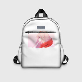 Детский рюкзак 3D Ноль два профиль: в Ижевске, 100% полиэстер | лямки с регулируемой длиной, сверху петелька, чтобы рюкзак можно было повесить на вешалку. Основное отделение закрывается на молнию, как и внешний карман. Внутри дополнительный карман. По бокам два дополнительных кармашка | Тематика изображения на принте: 02 | anime | darling in the franxx | hiro | manga | zero two | аниме | ахегао | любимый во франксе | манга | милый во франксе | ноль два | хиро