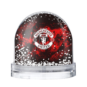 Игрушка Снежный шар МАНЧЕСТЕР ЮНАЙТЕД | FCMU | MANCHESTER UNITED: в Ижевске, Пластик | Изображение внутри шара печатается на глянцевой фотобумаге с двух сторон | fc | fcmu | football | football club | manchester united | red devils | sport | красные дьяволы | манчестер юнайтед | спорт | фк | фкмю | футбол | футбольный клуб