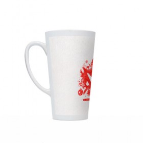 Кружка Латте с принтом Новогодний Dota 2 в Ижевске, Белая керамика | Объем 480 мл; Высота 150 мм; Диаметр 90 мм | christmas | dota | dota 2 | dota plus | happy new year | merry christmas | santa | дед мороз | дота | дота 2 | елка | керри | коры | кэрри | мидер | мидлейнер | новогодний | олени | олень | офлейнер | рождество | с новым годом