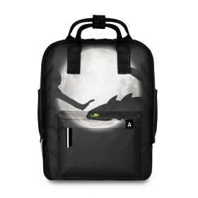 Женский рюкзак 3D с принтом Как приручить дракона в Ижевске, 100% полиэстер | лямки с регулируемой длиной, сверху ручки, чтобы рюкзак нести как сумку. Основное отделение закрывается на молнию, как и внешний карман. Внутри два дополнительных кармана, один из которых закрывается на молнию. По бокам два дополнительных кармашка, куда поместится маленькая бутылочка
 | Тематика изображения на принте: dragon | how | to train | your | астрид | беззубик | викинги | всадник | гриммель | дневная | дракон | иккинг | как | ночная | олух | приручить | фурия | фэнтези