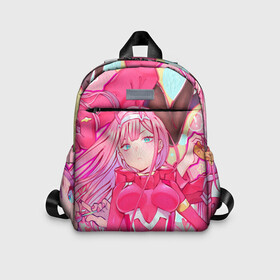 Детский рюкзак 3D ноль два разная: в Ижевске, 100% полиэстер | лямки с регулируемой длиной, сверху петелька, чтобы рюкзак можно было повесить на вешалку. Основное отделение закрывается на молнию, как и внешний карман. Внутри дополнительный карман. По бокам два дополнительных кармашка | Тематика изображения на принте: 02 | anime | darling in the franxx | hiro | manga | zero two | аниме | любимый во франксе | манга | милый во франксе | ноль два | хиро