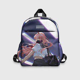 Детский рюкзак 3D ЛЮБИМАЯ В МАСКЕ: в Ижевске, 100% полиэстер | лямки с регулируемой длиной, сверху петелька, чтобы рюкзак можно было повесить на вешалку. Основное отделение закрывается на молнию, как и внешний карман. Внутри дополнительный карман. По бокам два дополнительных кармашка | Тематика изображения на принте: 02 | anime | darling in the franxx | hiro | manga | zero two | аниме | коронавирус | любимый во франксе | манга | маска | милый во франксе | ноль два | хиро