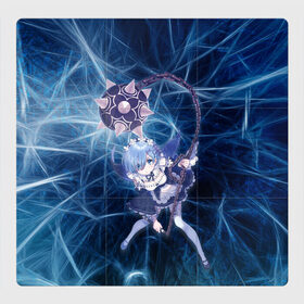 Магнитный плакат 3Х3 с принтом Рэм в Ижевске, Полимерный материал с магнитным слоем | 9 деталей размером 9*9 см | Тематика изображения на принте: anime | re zero | re: zero kara hajimeru isekai seikatsu | re: жизнь с нуля в альтернативном мире | rem | демон | ре зеро | рем | рэм