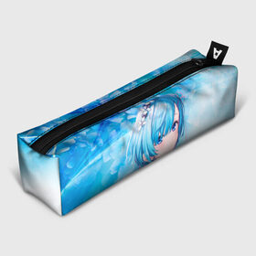 Пенал 3D с принтом Рем в Ижевске, 100% полиэстер | плотная ткань, застежка на молнии | Тематика изображения на принте: anime | re zero | re: zero kara hajimeru isekai seikatsu | re: жизнь с нуля в альтернативном мире | rem | демон | ре зеро | рем | рэм