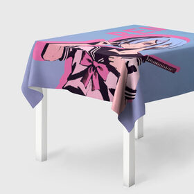 Скатерть 3D с принтом REM в Ижевске, 100% полиэстер (ткань не мнется и не растягивается) | Размер: 150*150 см | Тематика изображения на принте: re zero | re:zero | re:zero starting life in another world | re:zero жизнь с нуля в альтернативном мире | rem | аниме | жизнь с нуля в другом мире | манга | рем