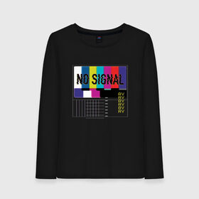 Женский лонгслив хлопок с принтом Vaporwave No Signal TV в Ижевске, 100% хлопок |  | audio | av | glitch | japan | japanese | table | trend | video | аудио | вапорвейв | видео | глитч | глич | нет сигнала | паровая волна | помехи | сетка | таблица | телевидение | телевизионная испытательная таблица