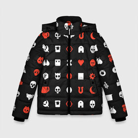 Зимняя куртка для мальчиков 3D с принтом Любовь смерть и роботы в Ижевске, ткань верха — 100% полиэстер; подклад — 100% полиэстер, утеплитель — 100% полиэстер | длина ниже бедра, удлиненная спинка, воротник стойка и отстегивающийся капюшон. Есть боковые карманы с листочкой на кнопках, утяжки по низу изделия и внутренний карман на молнии. 

Предусмотрены светоотражающий принт на спинке, радужный светоотражающий элемент на пуллере молнии и на резинке для утяжки | Тематика изображения на принте: лого | минимализм | сериал | стикеры