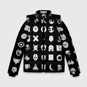 Зимняя куртка для мальчиков 3D с принтом Любовь смерть и роботы в Ижевске, ткань верха — 100% полиэстер; подклад — 100% полиэстер, утеплитель — 100% полиэстер | длина ниже бедра, удлиненная спинка, воротник стойка и отстегивающийся капюшон. Есть боковые карманы с листочкой на кнопках, утяжки по низу изделия и внутренний карман на молнии. 

Предусмотрены светоотражающий принт на спинке, радужный светоотражающий элемент на пуллере молнии и на резинке для утяжки | Тематика изображения на принте: лого | минимализм | рисунок | сериал | стикеры