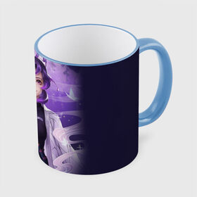 Кружка с принтом КЛИНОК РАССЕКАЮЩИЙ ДЕМОНОВ в Ижевске, керамика | ёмкость 330 мл | Тематика изображения на принте: demon slayer | kimetsu no yaiba | kocho shinobu | nezuko | shinobu | slayer | tanjiro | zenitsu | гию томиока | зенитсу | зенитцу | зеницу | иноске хашибира | клинок рассекающий демонов | незуко | танджиро | шинобу кочо