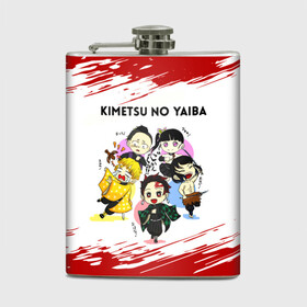 Фляга с принтом Пять героев Kimetsu no Yaiba в Ижевске, металлический корпус | емкость 0,22 л, размер 125 х 94 мм. Виниловая наклейка запечатывается полностью | Тематика изображения на принте: demon slayer | kamado | kimetsu no yaiba | nezuko | tanjiro | аниме | гию томиока | зеницу агацума | иноске хашибира | камадо | клинок | корзинная девочка | манга | музан кибуцуджи | незуко | рассекающий демонов | танджиро