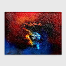 Обложка для студенческого билета с принтом Огненный Аста Чёрный клевер в Ижевске, натуральная кожа | Размер: 11*8 см; Печать на всей внешней стороне | asta | black bulls | black clover | quartet knights | yuno | акума | аниме | аста | блэк кловер | буракку куро:ба | демон | королевство клевера | король магов | лихт | магна | манга | пятилистник | черный бык | чёрный клев