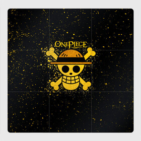 Магнитный плакат 3Х3 с принтом Веселый Роджер пиратов Соломенной Шляпы в Ижевске, Полимерный материал с магнитным слоем | 9 деталей размером 9*9 см | Тематика изображения на принте: anime | manga | one piece | аниме | большой куш | ван пис | весёлый роджер | вон пис | король пиратов | логотип | манга | монки д. луффи | мугивары | перекрещённый костями | пират | пиратский флаг