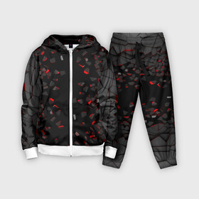 Детский костюм 3D с принтом 3Д Разлом | 3D Плиты в Ижевске,  |  | Тематика изображения на принте: 3d | 3д | neon | pattern | steel | броня | взрыв | вулкан | геометрия | каменная | камни | камуфляж | многоугольники | неон | неоновые | паттерн | плиты | разлом | разрушение | разрыв | сталь | текстура