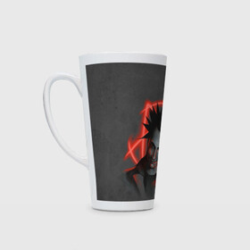 Кружка Латте с принтом Горшенёв КиШ в Ижевске, Белая керамика | Объем 480 мл; Высота 150 мм; Диаметр 90 мм | Тематика изображения на принте: horror punk | king and jester | kish | knyazz | music | punk rock | rock group | russian rock | todd | андреем князевым | горшок | к и ш | киш | княzz | князь | король и шут | михаил горшенёв | музыка | панкрок | рок группа | русский рок | тод