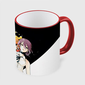 Кружка с полной запечаткой с принтом Резе Reze в Ижевске, керамика | ёмкость 330 мл | Тематика изображения на принте: anime | blood | chainsaw man | demon | denji | devil | monster | pochita | reze | аниме | демон | дьявол | дэндзи | кровь | монстр | почита | резе | человек бензопила