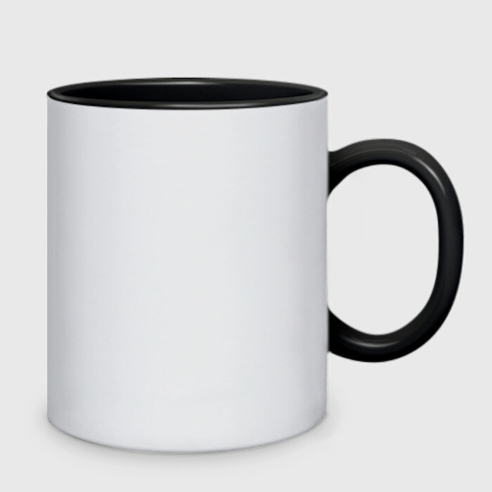 Кружка двухцветная Самый лучший в мире папа(2) фото