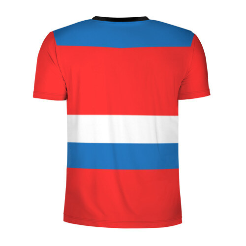 Мужская футболка 3D спортивная Сборная России Домашняя форма фото