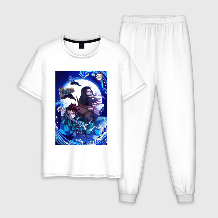 Мужская пижама хлопок KIMETSU NO YAIBA фото