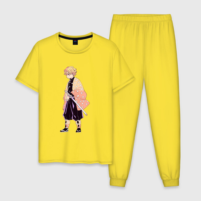 Мужская пижама хлопок KIMETSU NO YAIBA фото