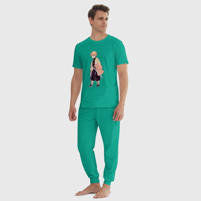 Мужская пижама хлопок KIMETSU NO YAIBA фото