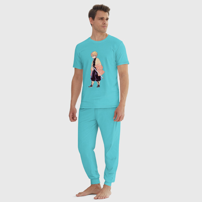 Мужская пижама хлопок KIMETSU NO YAIBA фото