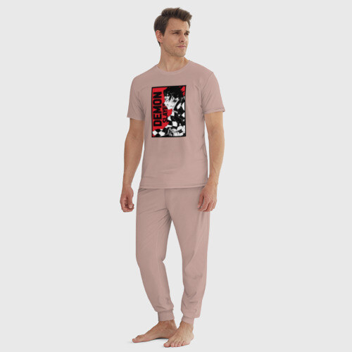 Мужская пижама хлопок KIMETSU NO YAIBA фото