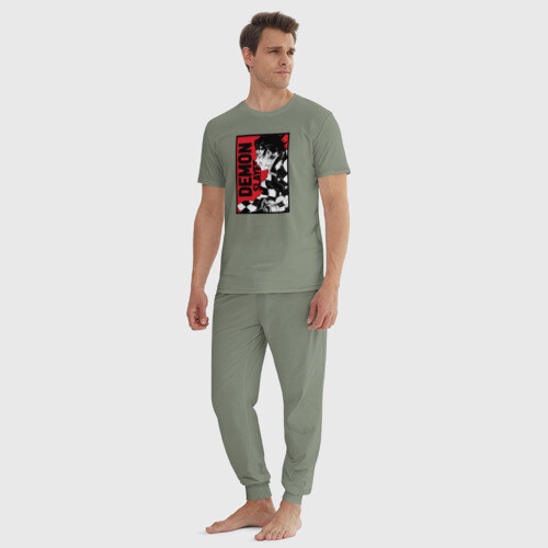 Мужская пижама хлопок KIMETSU NO YAIBA фото