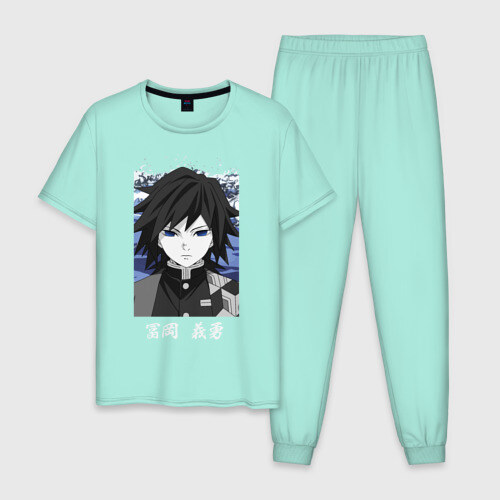 Мужская пижама хлопок Гию Томиока фото