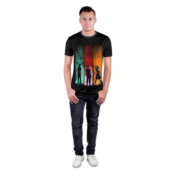 Мужская футболка 3D спортивная Магическая Битва фото