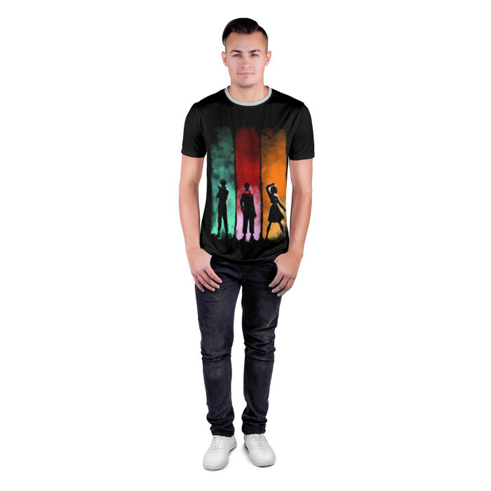 Мужская футболка 3D спортивная Магическая Битва фото