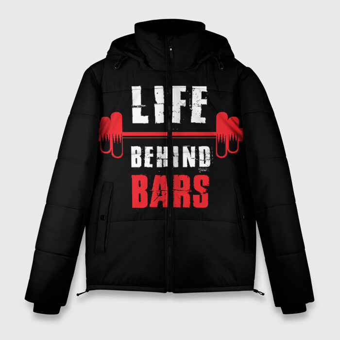 Мужская зимняя куртка 3D Жизнь с упражнениями фото