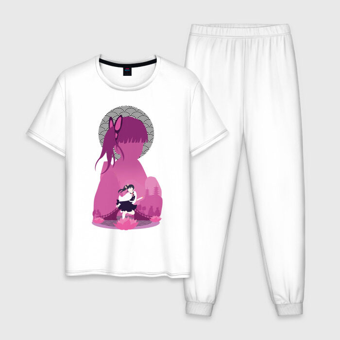 Мужская пижама хлопок КЛИНОК РАССЕКАЮЩИЙ ДЕМОНОВ фото