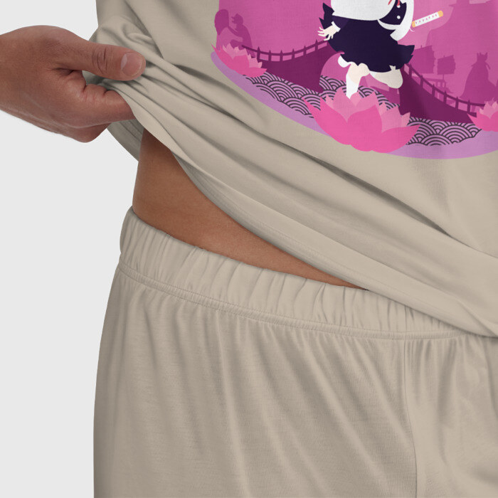 Мужская пижама хлопок КЛИНОК РАССЕКАЮЩИЙ ДЕМОНОВ фото